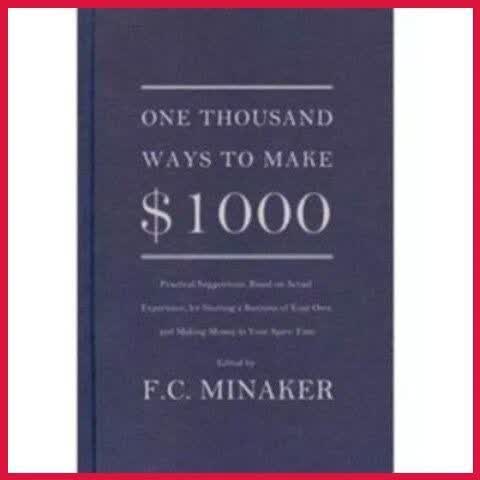 赚1000美元的1000种方法 ONE THOUSAND 简体中文版巴菲特实体书 赚1000美元的1000种方法