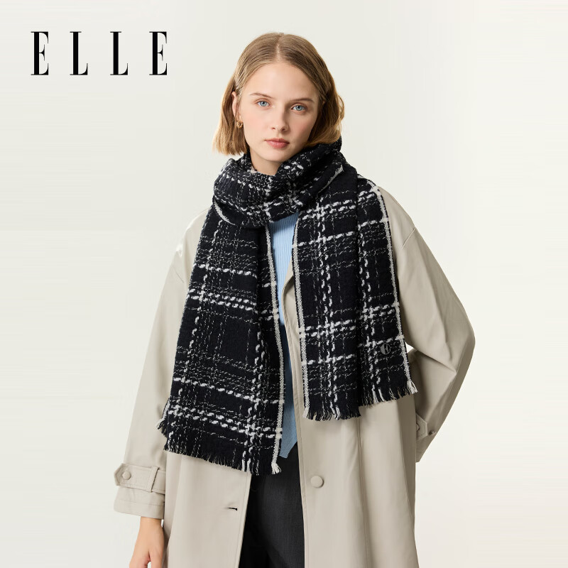 ELLE��ëΧ��Ů����С���ŮʿΧ������ë��������ر����װ ��ɫ 99Ԫ