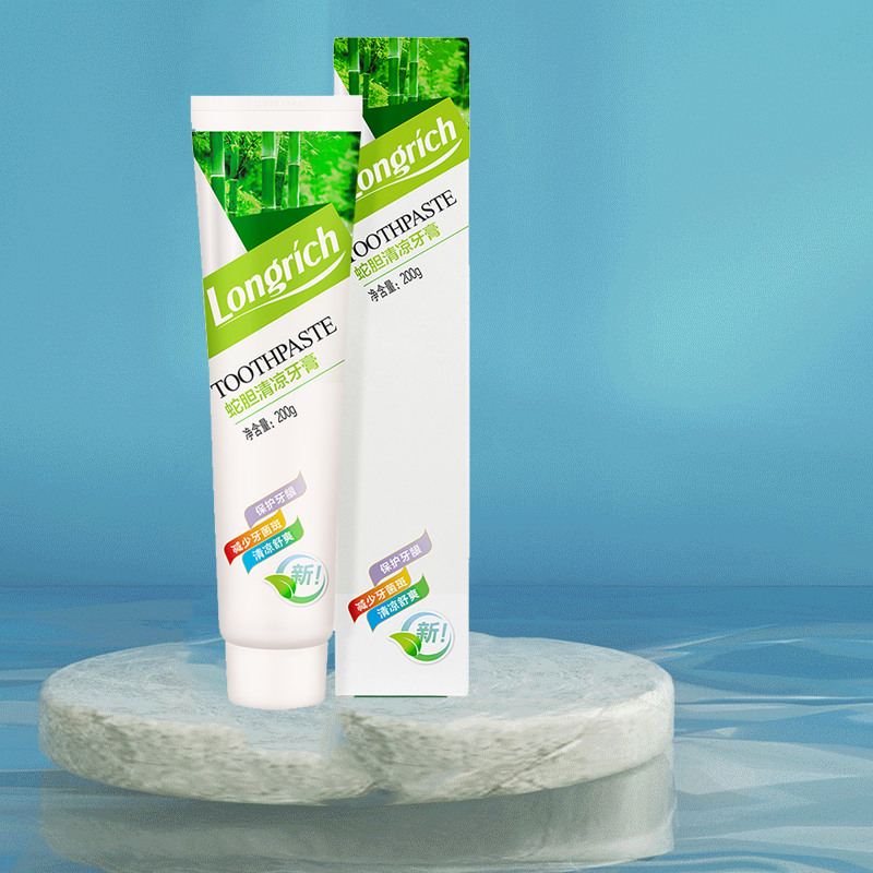 隆力奇200g蛇胆清凉牙膏深度持久清新口气配方护龈护齿牙周 蛇胆清凉
