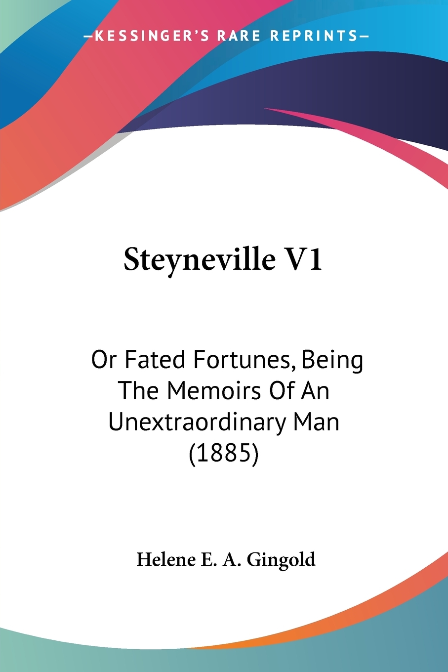 预售 按需印刷 steyneville v1