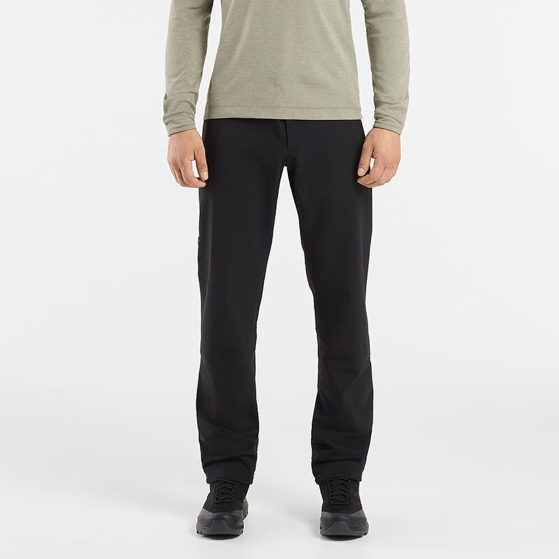 arcteryx始祖鸟 gamma ar 轻量透气防风 男子 弹力软壳长裤 black
