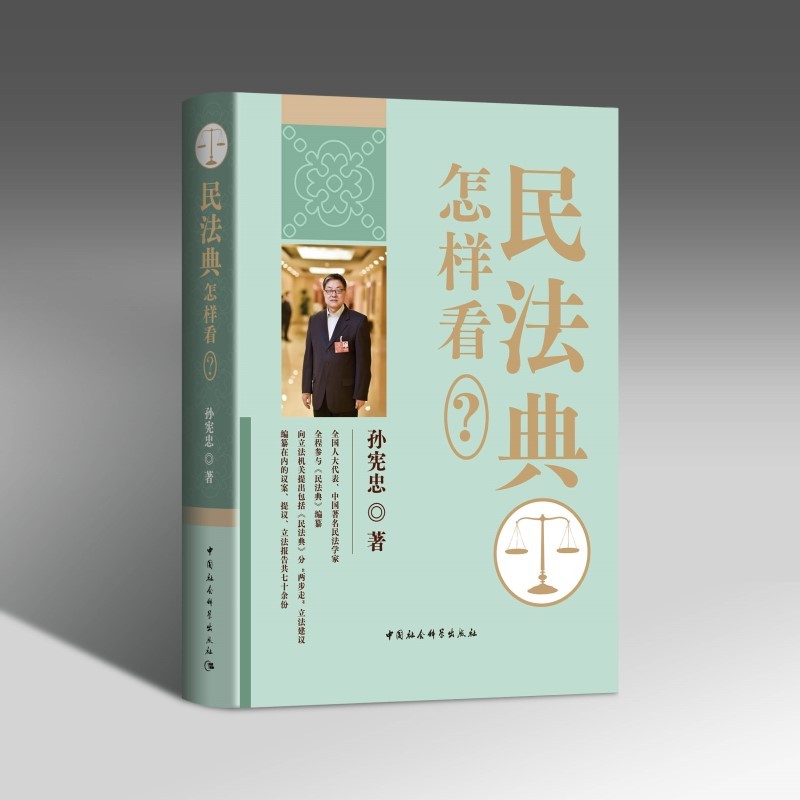 【2020年民法典系列丛书】 民法典 怎样看？孙宪忠 解读《民法典》编纂过程 专业性和普及性相统一