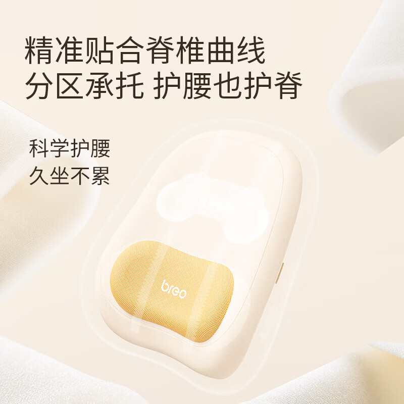 倍轻松(breo)腰部按摩器Back5Lite按摩垫靠垫肩腿背部颈椎按摩仪器揉捏热敷便携送父母 实用生日礼物 【新品】Back5lite
