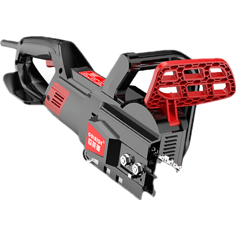 德国欧莱德免加油电链锯家用伐木锯木工电锯免调节木材切割机大功率