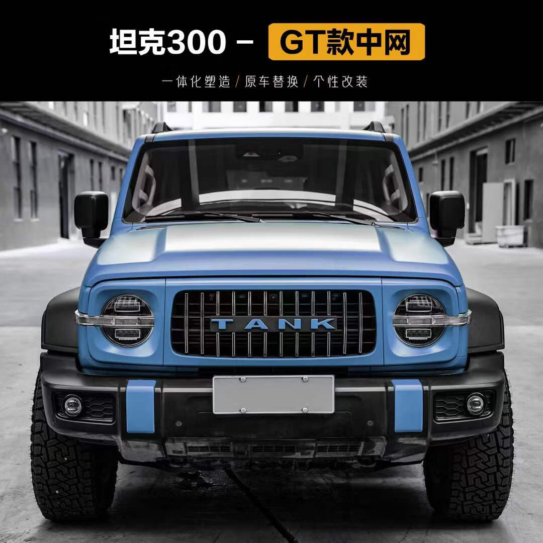 千驰嘉坦克300中网改装gt中网前脸mvf越野蜂窝进气格栅专用改装配件
