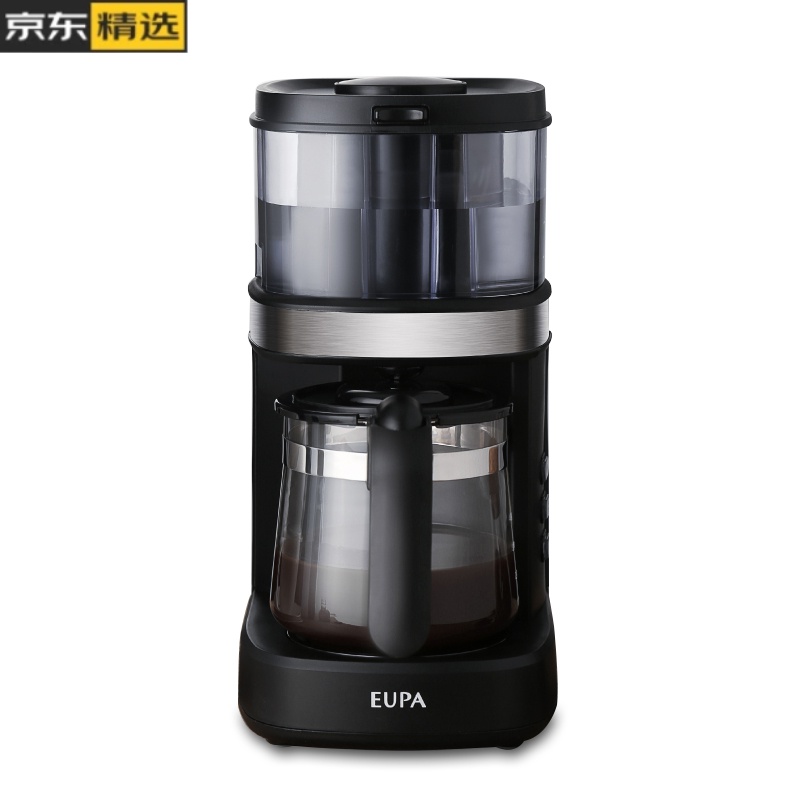 2022新款eupa/灿坤咖啡机家用全自动小型研磨磨豆一体机现磨美式滴漏