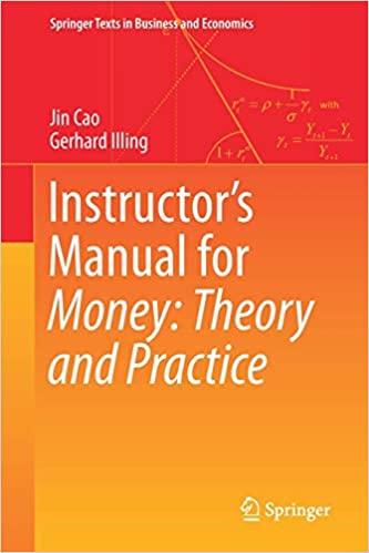 预订 instructors manual for money: theory and practice