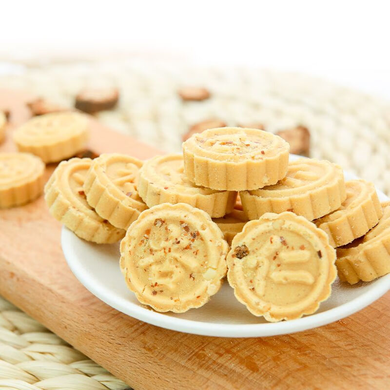 嘉记园杏仁饼澳门特产手信粒粒味杏仁饼澳门杏仁酥棋子饼 粒粒杏仁饼3