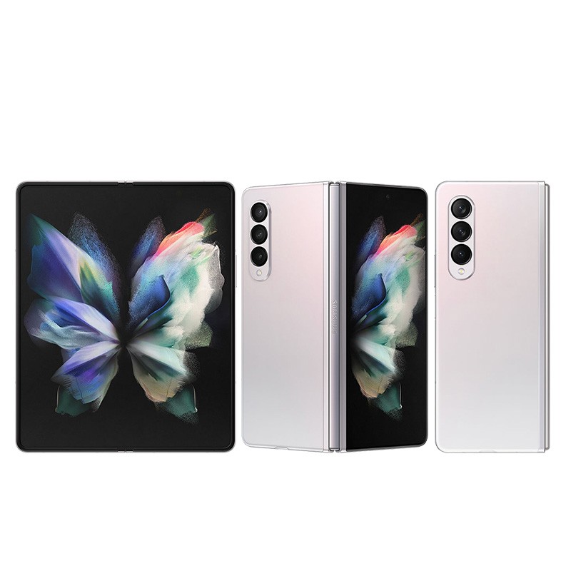 三星 SAMSUNG Galaxy Z Fold3 5G 屏下摄像折叠屏 双模5G手机 Spen书写 IPX8防水 12GB+512GB雪川银
