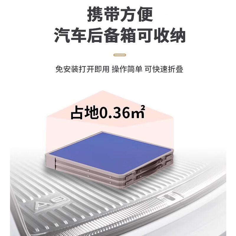 朵貌德国品质户外折叠桌摆摊地摊可折叠写字桌子便携地推简易铝合金露 【加厚圆管】120灰色