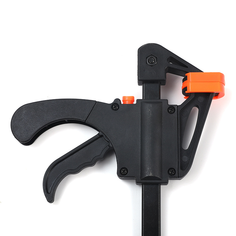 台优握感舒适高强弹簧橡夹头夹持稳固f夹板木工夹快速固定器