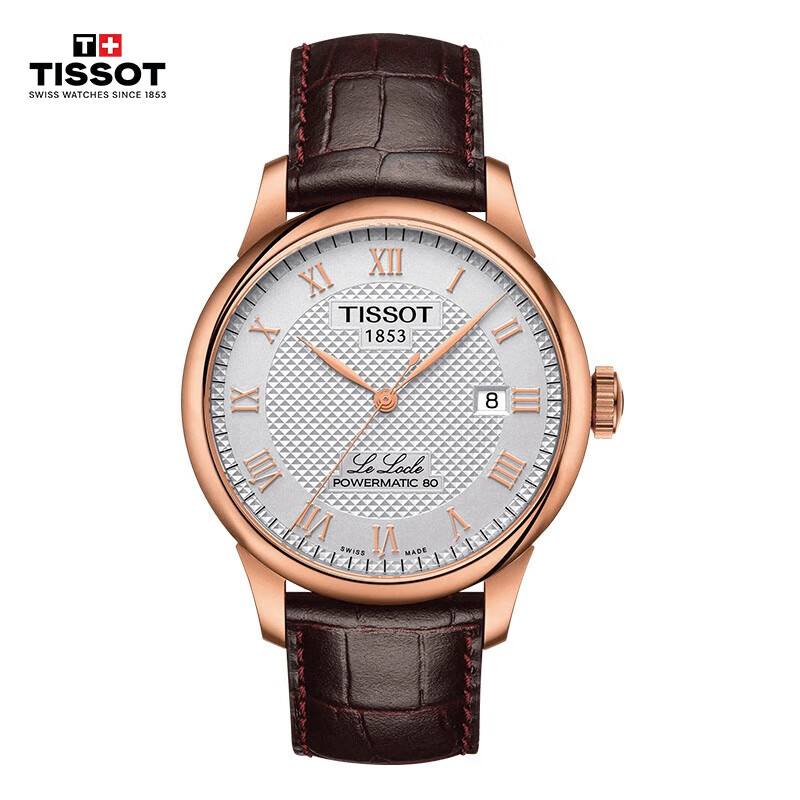 天梭（TISSOT）瑞士手表力洛克系列自动机械男士腕表 T006.407.36.033.00