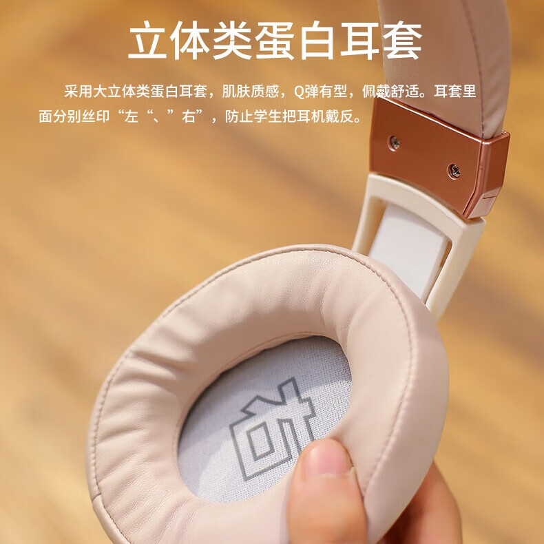 电音 声籁E28  听力听说考试录音头戴式有线耳机 高考中考网课学习训练录音 Typec接口手机 ipad通用 声籁E28Type-c插头+USB接口听说