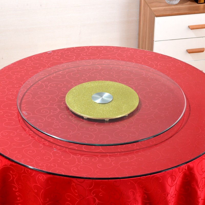 转盘圆转盘旋转台转盘底座转盘酒店大圆转盘 金沙底座 70cm 玻璃尺寸