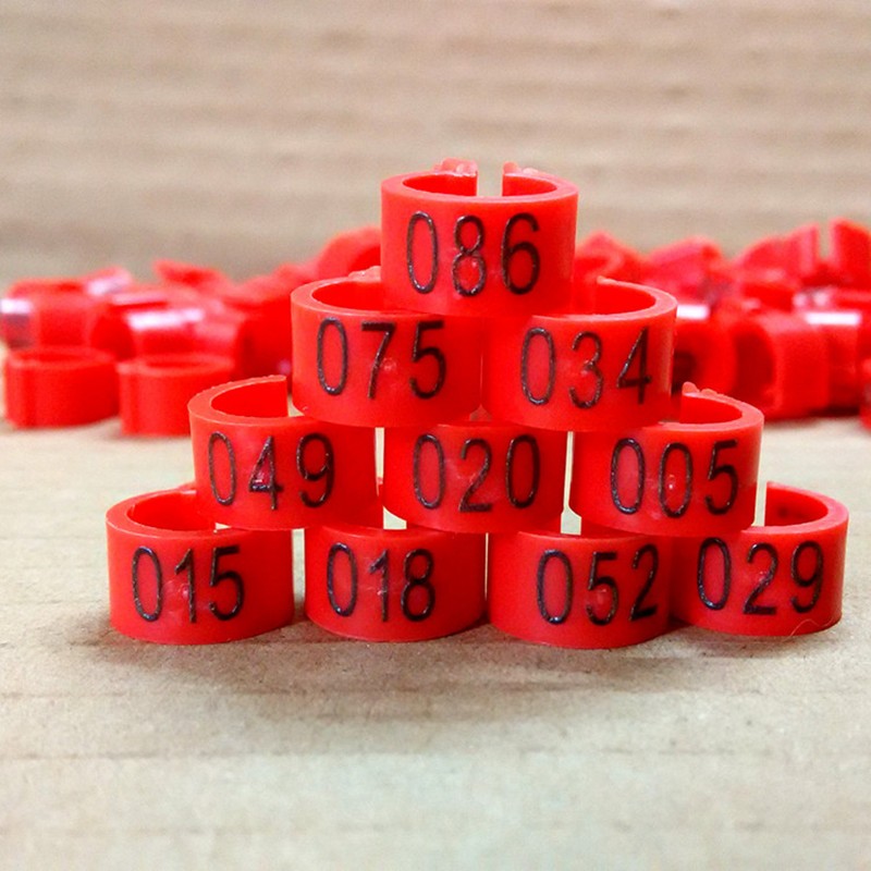 勋狸粑 信鸽足环 信鸽识别环开口数字记号环鸽具夺冠鸽环 鸽子脚环