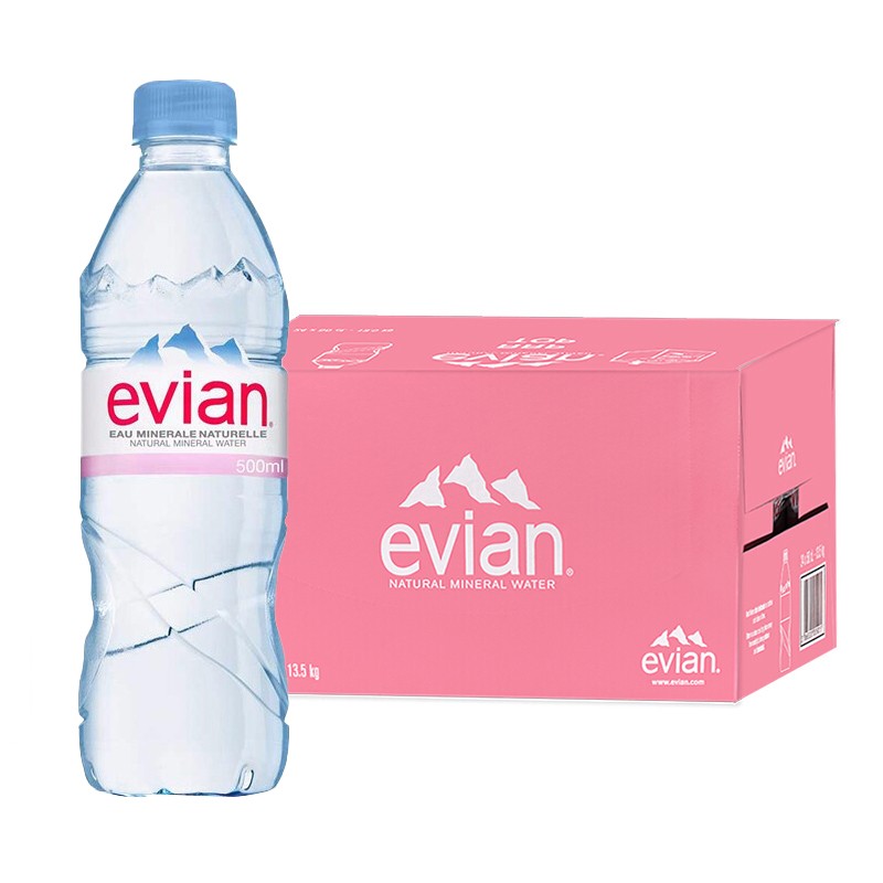 evian依云天然矿泉水雪山冰川水弱碱性水 法国原装进口 整箱装 500ml*24瓶装使用感如何?
