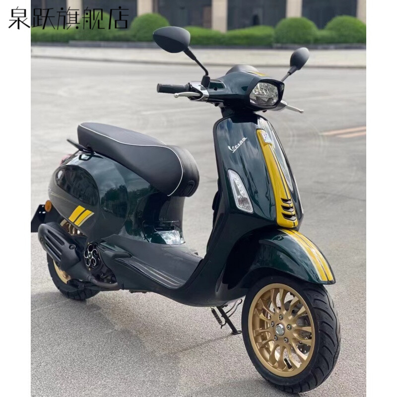 罗马假日维斯帕摩托车 进口比亚乔罗马假日维斯帕vespa雅马哈125复古