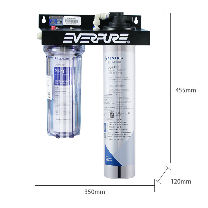 爱惠浦（Everpure）4FC-LS家用母婴 除铅净水器 矿物质水净水机 1585G无桶大流量-额定净水量6000L