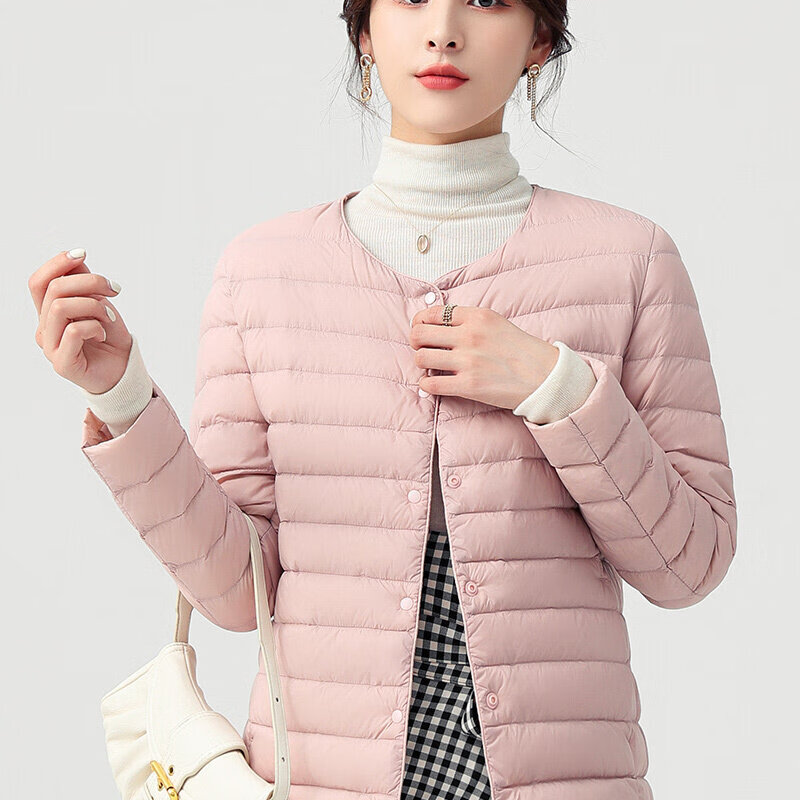 以纯反季羽绒服女短款2022年秋冬新款轻薄服内胆轻型薄款时尚保暖官方