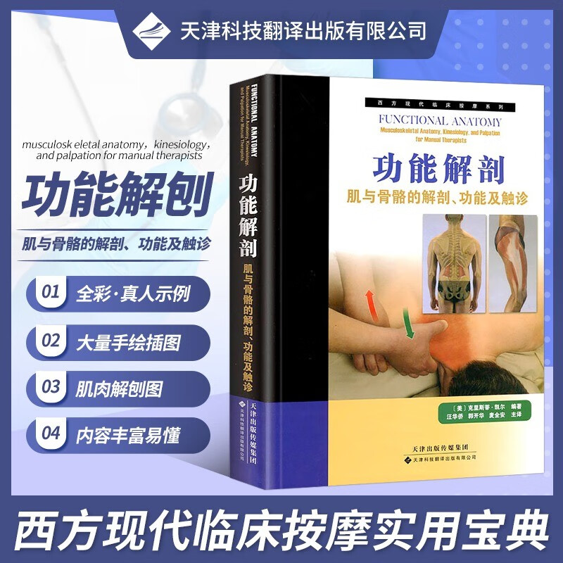 【出版社直发】 功能解剖:肌与骨骼的解剖