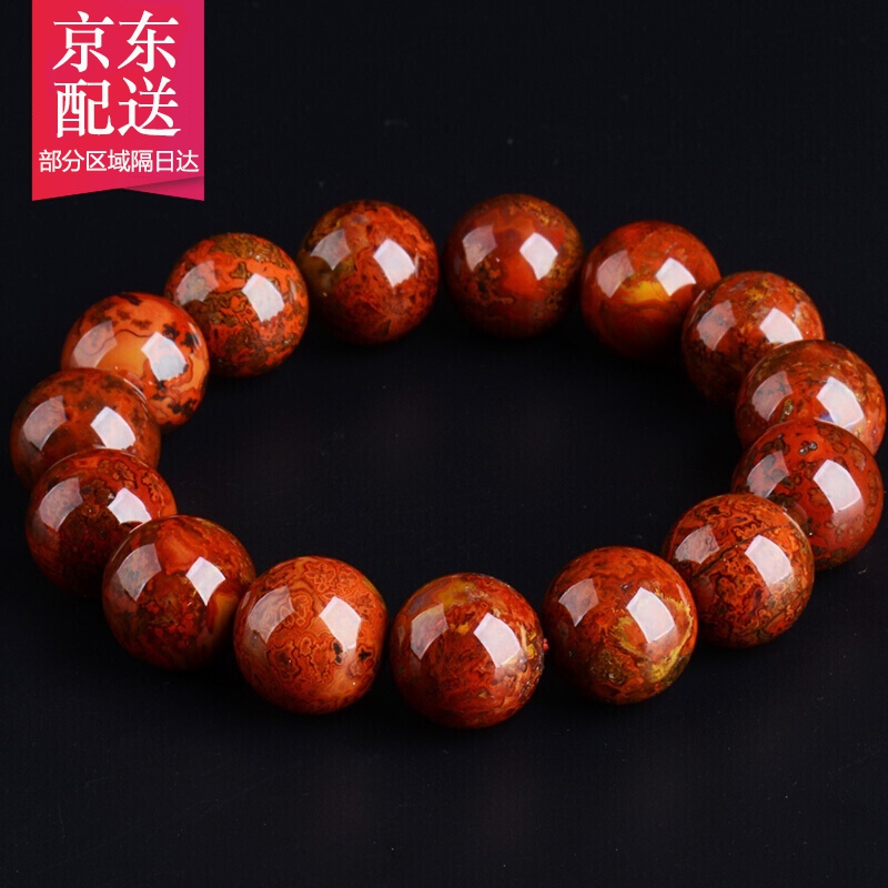 君恩 原矿无优化战国红手串男女手链 战国红玛瑙手链一物一图 19号