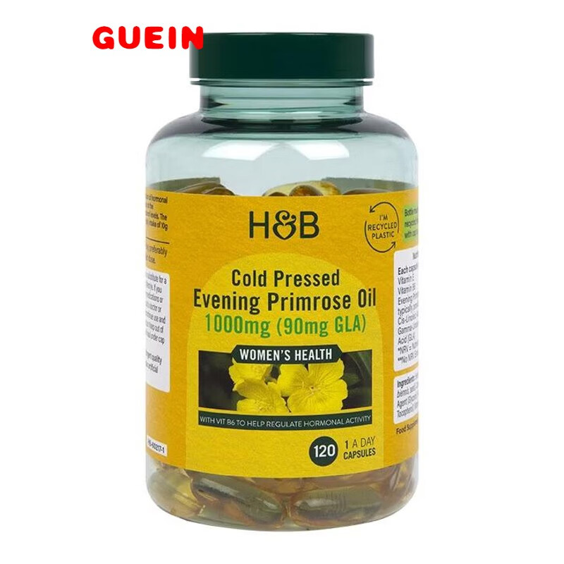 25年9月荷柏瑞月见草油软胶囊高含量1000mg120粒改善痛经护卵保养