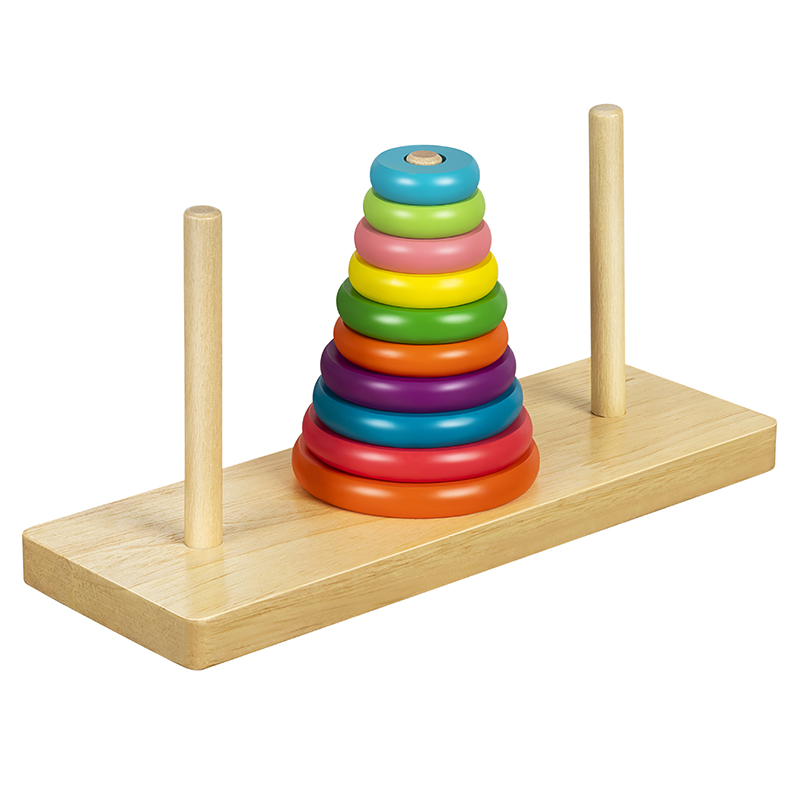 三格田（SANGTY）早教汉诺塔智力玩具儿童叠叠圈汉罗塔木制逻辑思维小学生比赛 146（十层/精品）属于什么档次？