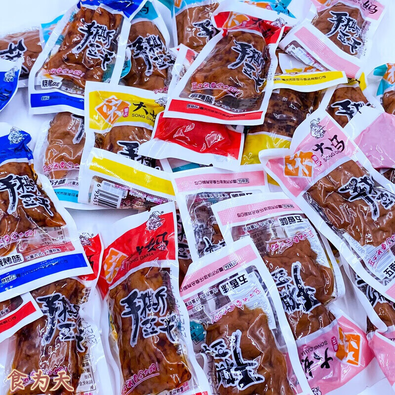 宋大妈手撕豆干重庆散装小包装辣条香辣麻辣素肉宿舍休闲零食 麻辣味1斤【500g】
