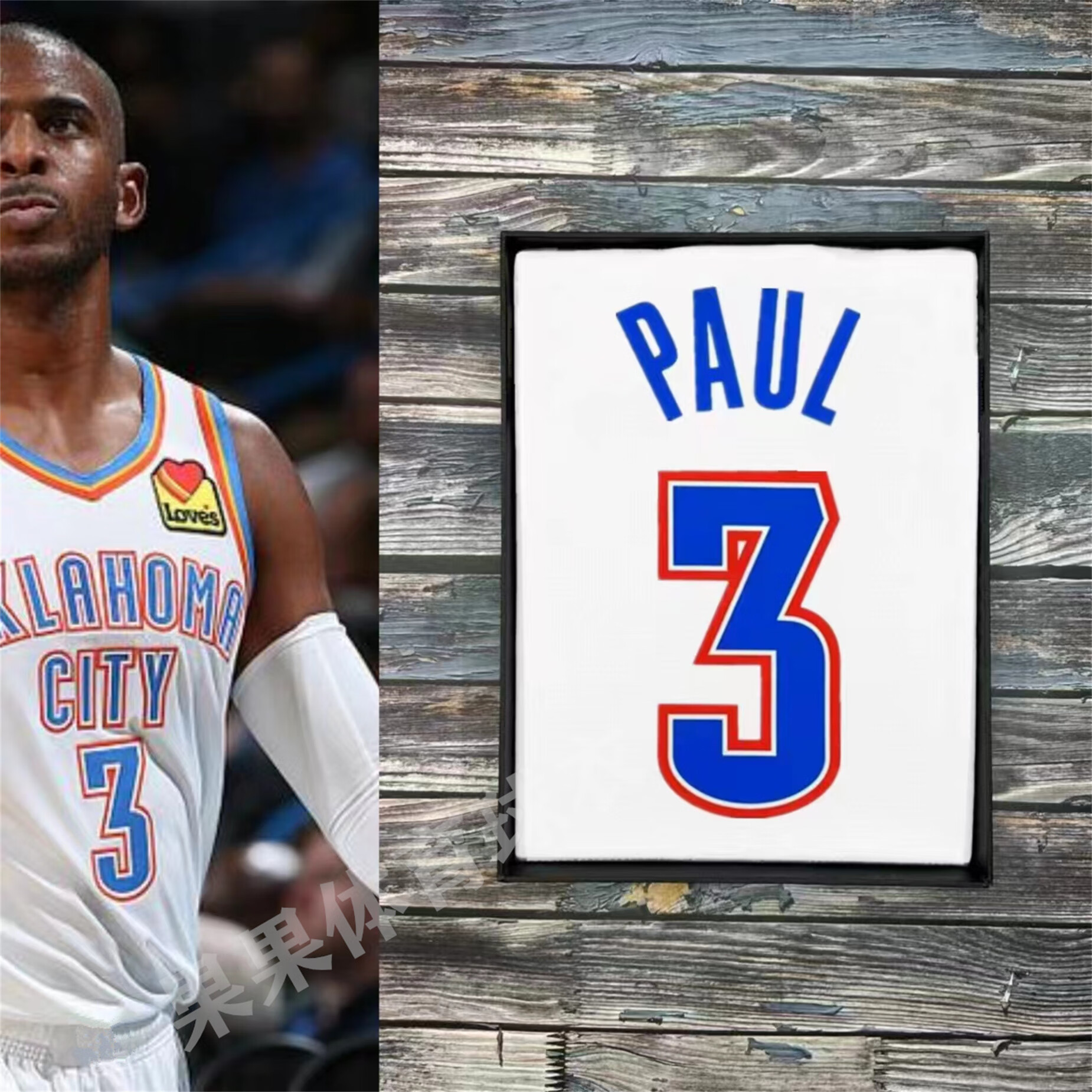 雷霆保罗白色[单球衣] xs