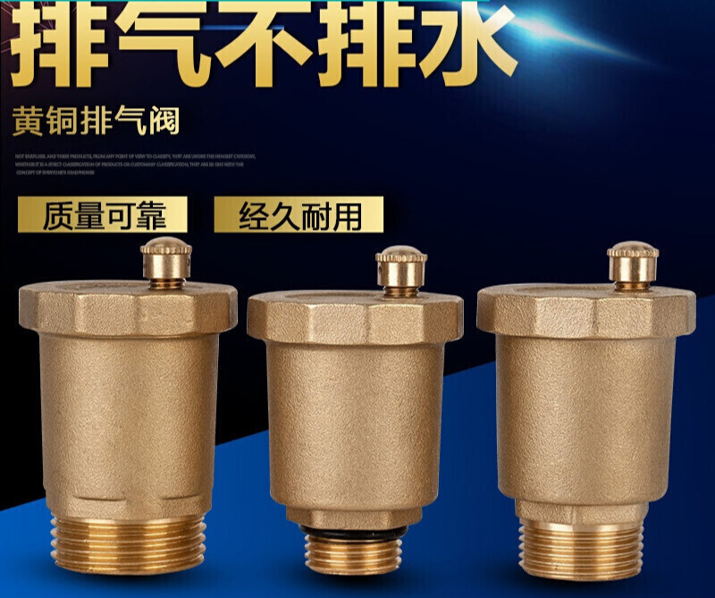 全邦达家用自动排气阀暖气供热排气阀自动泄气阀分分寸 dn15(4分)