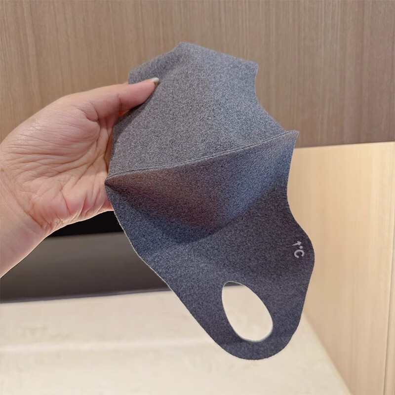 保暖口罩防风防寒儿童 男 女秋冬防晒护眼角透气高颜值水洗 儿童款【黑色】 均码