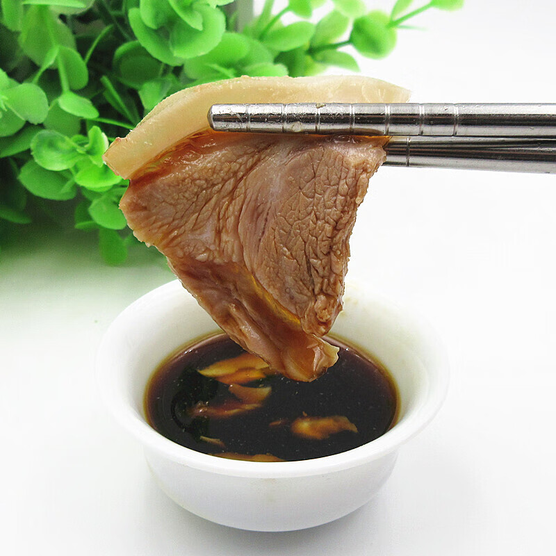 虎钢馋sf莆田特产温汤羊肉无骨头白切羊肉下酒菜小吃500g