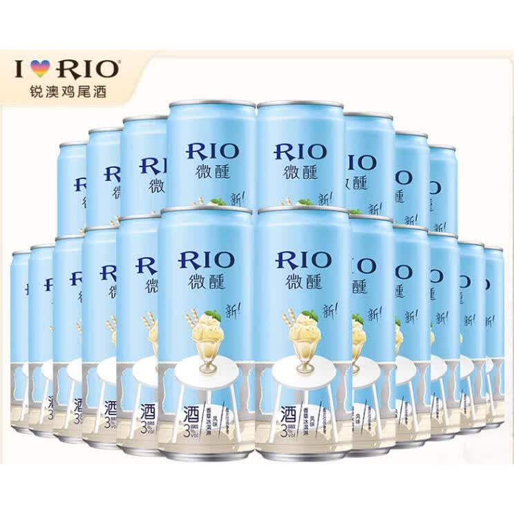 鸡尾酒少女果酒饮料330ml*6罐临期 微醺香草冰淇淋330ml*6罐25年11