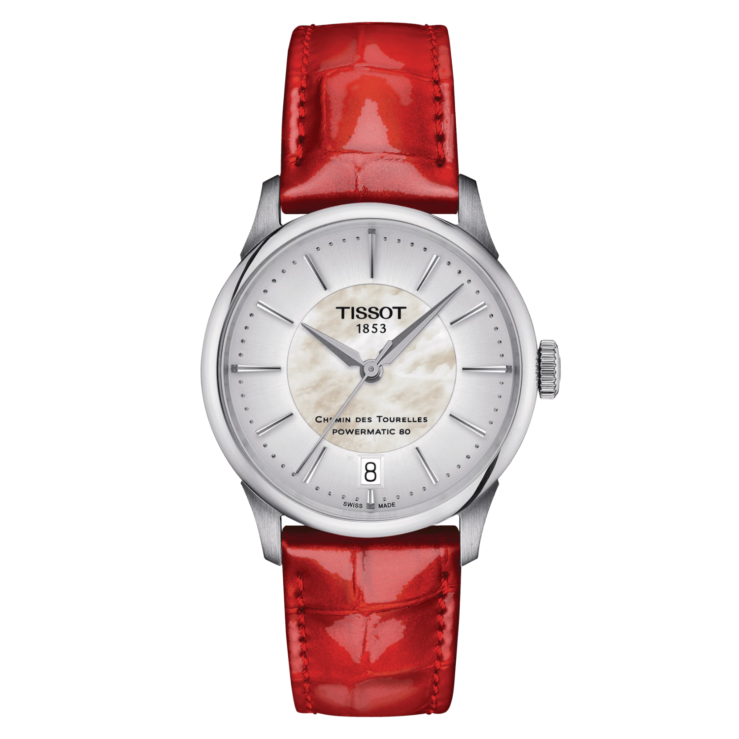 天梭(tissot)瑞士手表新款杜鲁尔系列tourelles matic 80女表 自动