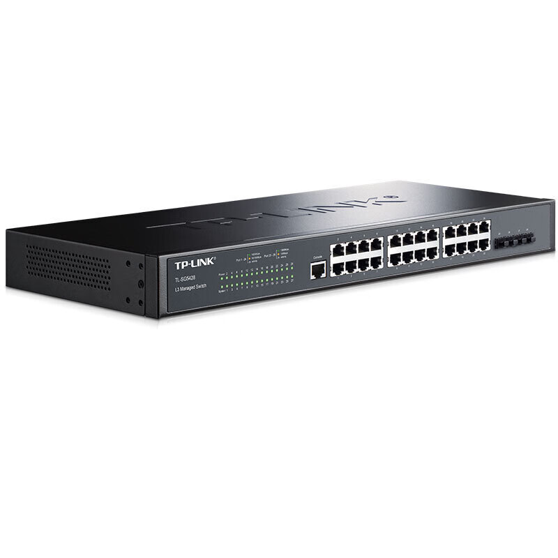 tp-link  普联24口千兆三层网管交换机 商用云平台远程管理 手机app