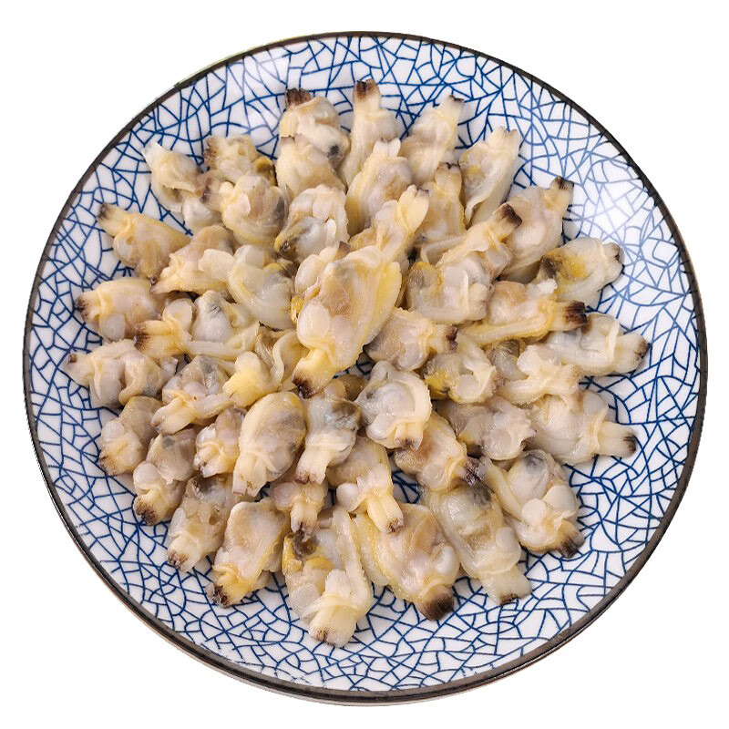 泰明扬新鲜活剥花甲肉 蛤蜊肉1kg 冷冻无沙花蛤肉蚬子肉 花甲肉 1kg