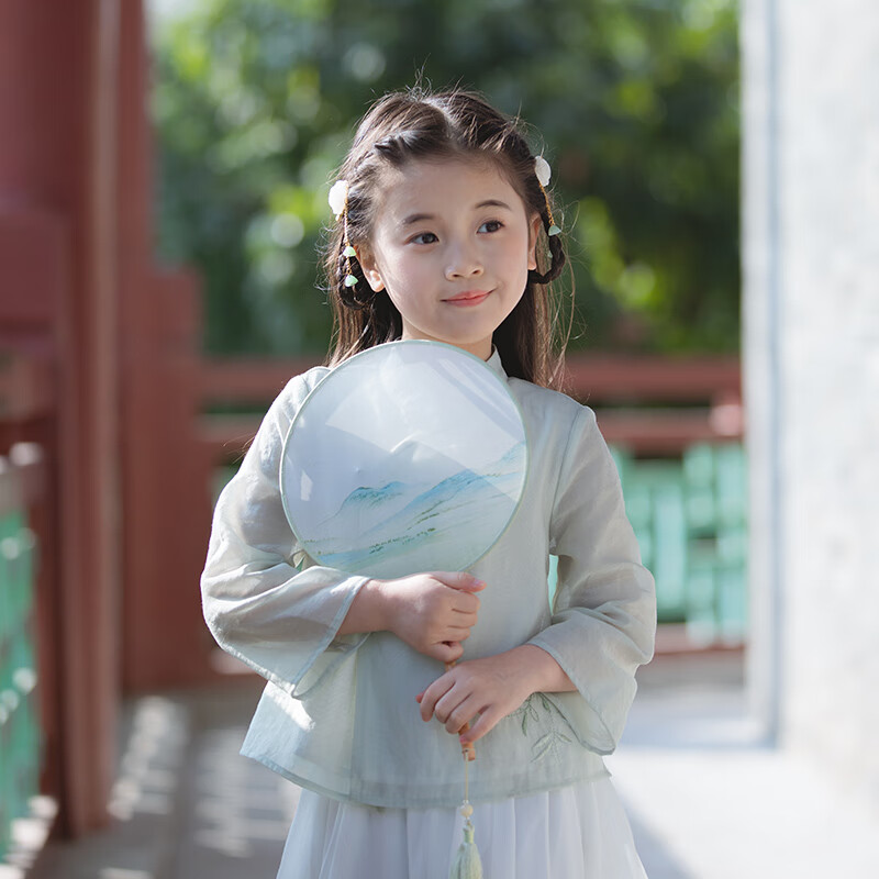 duckkids汉服女童襦裙夏装唐装儿童宝宝汉服中国风童装小童古风汉服