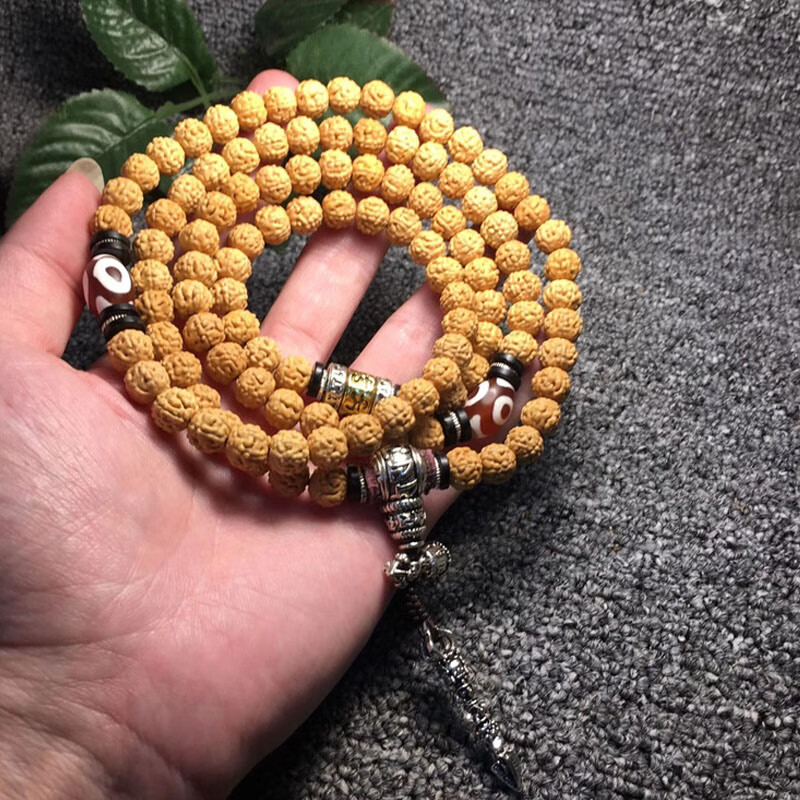 金蟾背小金刚菩提六瓣佛珠手串原籽单颗男士手链