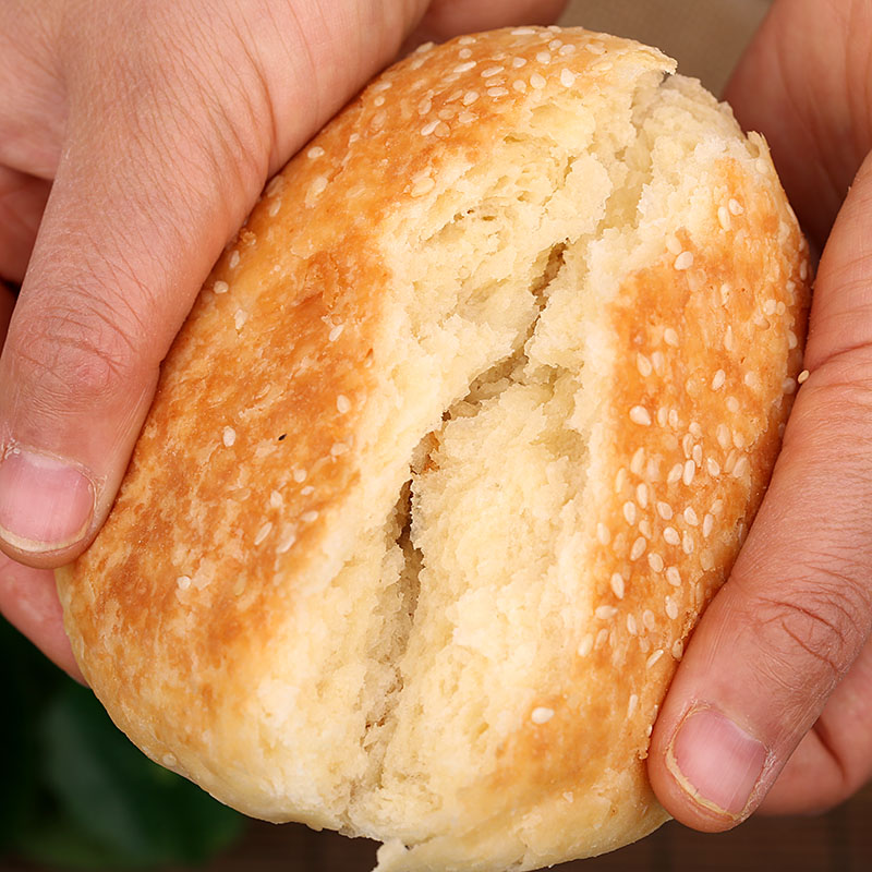 虎钢馋内蒙古呼和浩特特产网红酸奶饼黄油饼奶酥饼袋装酥油饼纯 黄油