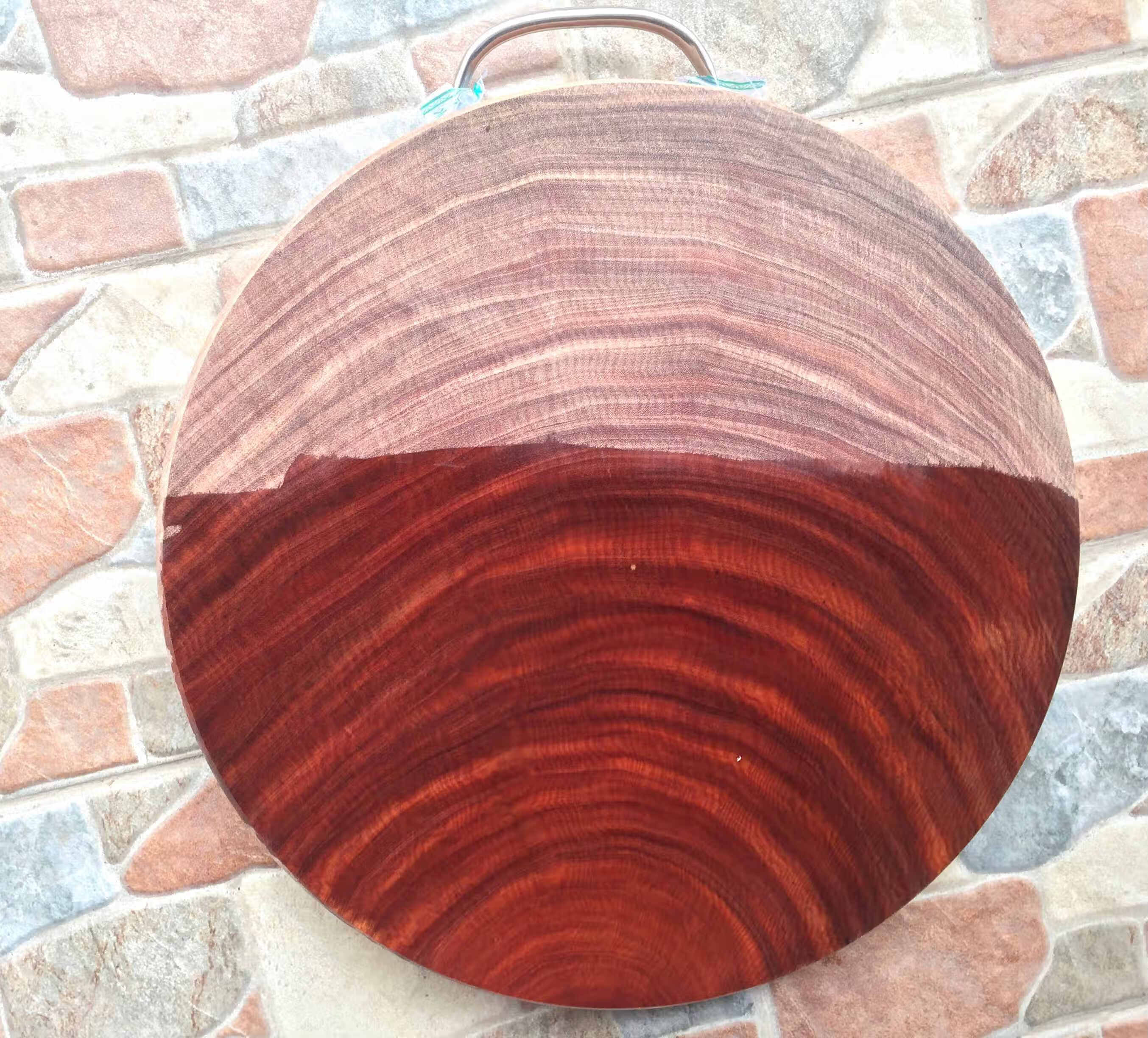 越南蚬木菜板铁木砧板油蚬砧板蚬木菜板实木整木案板广西龙州 红色