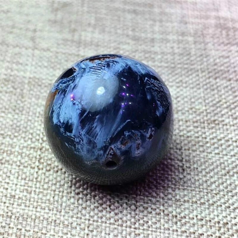 伊甸之星精品彼得石单珠 散珠多宝手链配珠 diy手工圆珠吊坠转运珠12