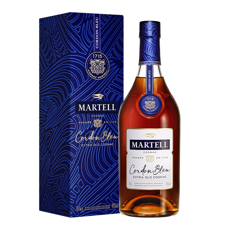 马爹利（Martell）蓝带XO级 干邑白兰地 洋酒  法国进口 送礼佳选 蓝带 700mL 1瓶 +50ml