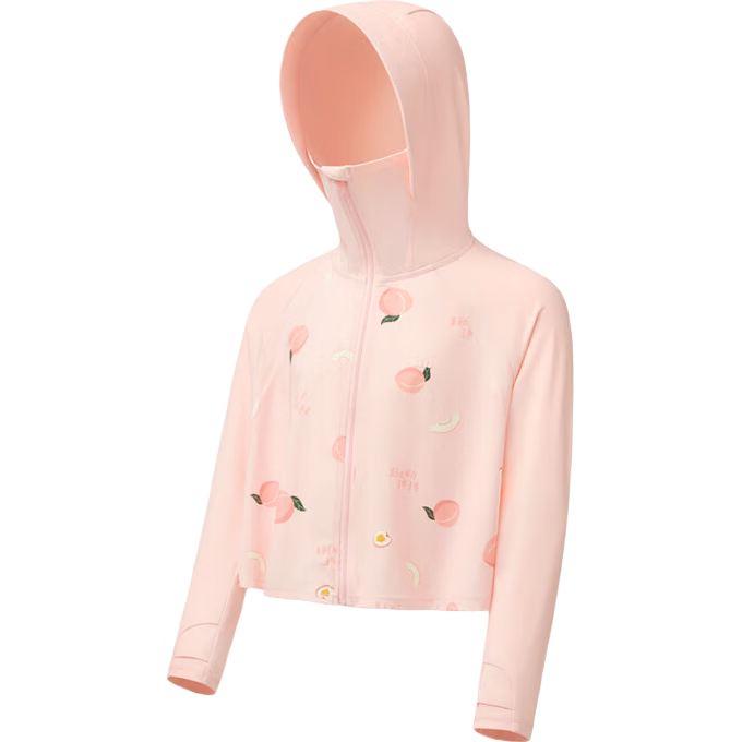 蕉下兒童防曬衣防曬服外套冰絲涼感透氣速干霜奶白120