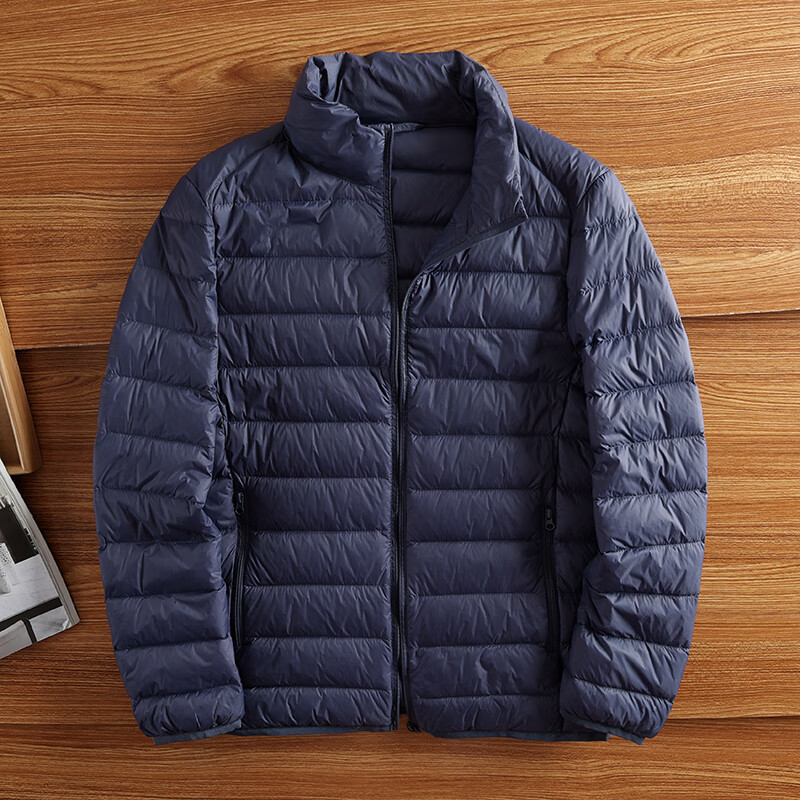 乐漫咪内穿内搭的薄款羽绒服男轻薄贴身日系立领保暖上衣简百搭宽松