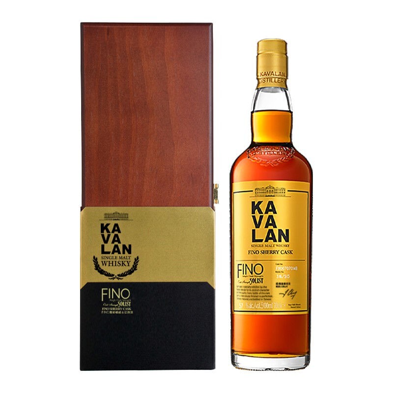 噶玛兰(kavalan)中国台湾金车噶玛兰单一麦芽威士忌桶强原酒 经典独奏