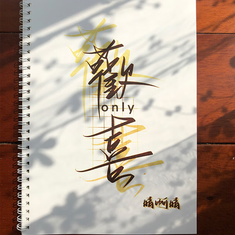 中英手写字帖白昼与眠网红神仙字体漂亮练字楷书行楷行书硬笔书法