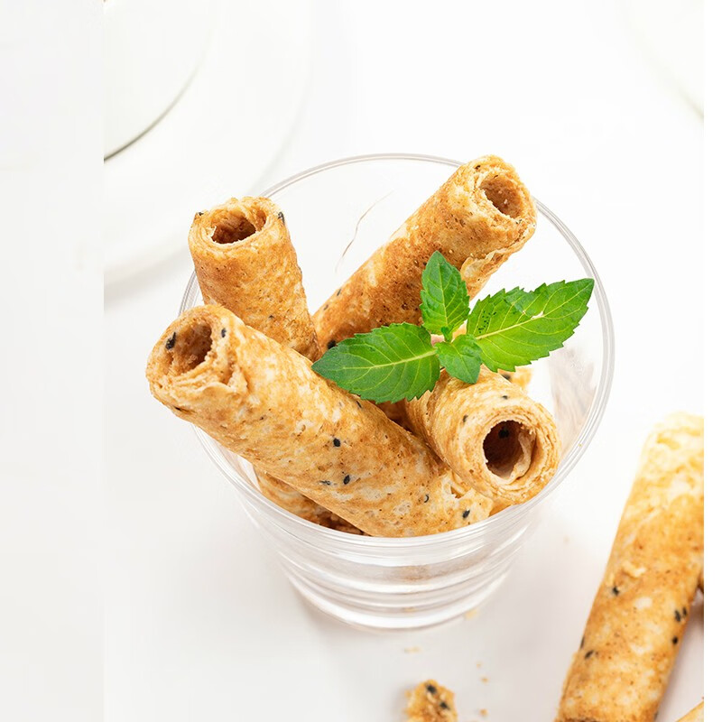 波力海苔卷原味鸡蛋味蛋卷酥脆饼干糕点礼盒中秋节礼盒零食热门商品 鸡蛋味蛋卷108g*2盒