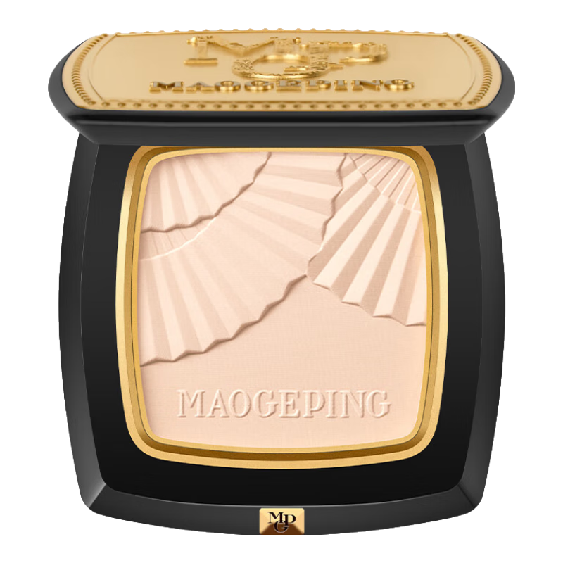 毛戈平毛戈平小金扇光感柔纱凝颜粉饼定妆持久高光修容散粉礼物母亲节 #801毛戈平小金扇粉饼11.5g