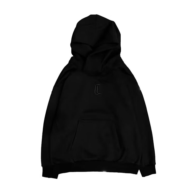 POUM连帽卫衣男女同款社恐i人长袖男套头外穿外套男学生百搭上衣男 CNPW-W103浅灰色 XL