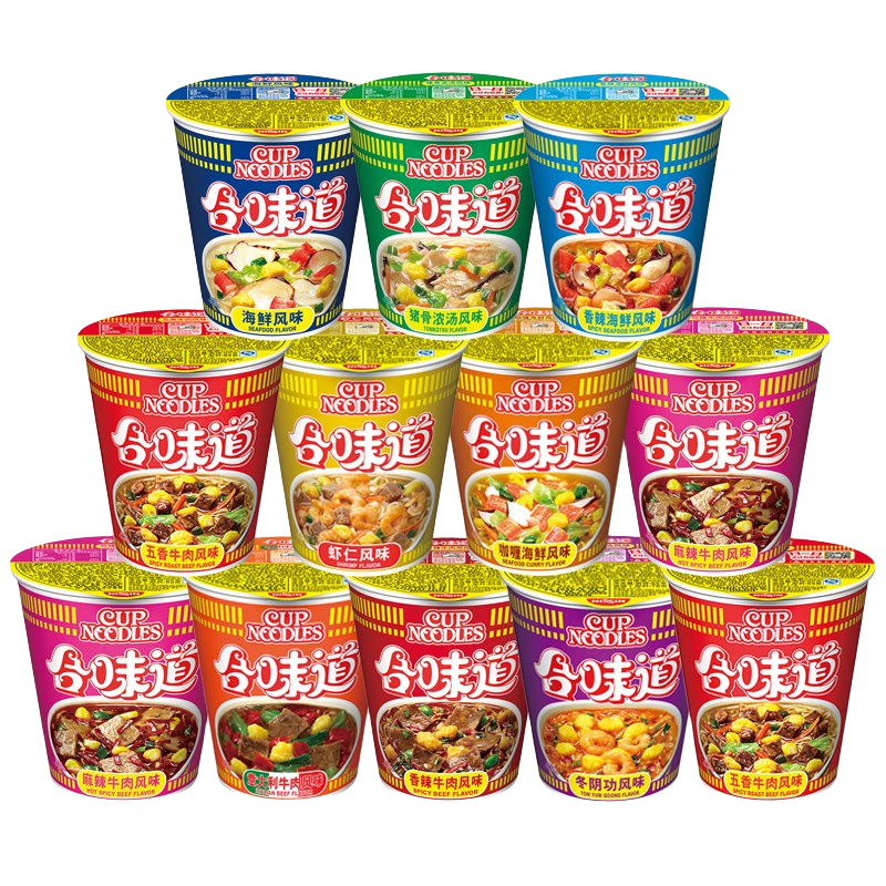 ���ڲ����������ζ��������������12Ͱװ���汭�淽�������� 6��ζ��Ͽ�ζ76g*12��װ 41.6Ԫ